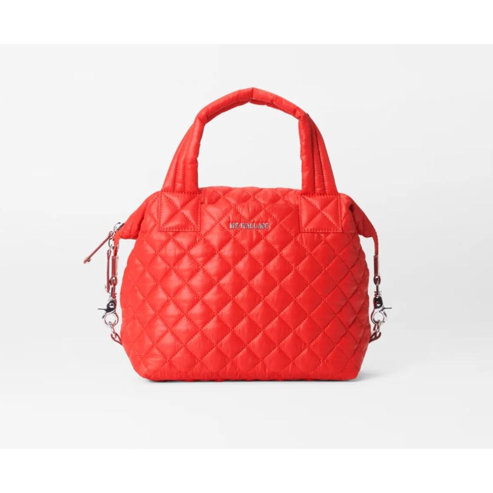 NWOT Women's MZ Wallace Nylon Red Small Sutton Deluxe Crossbody Bag